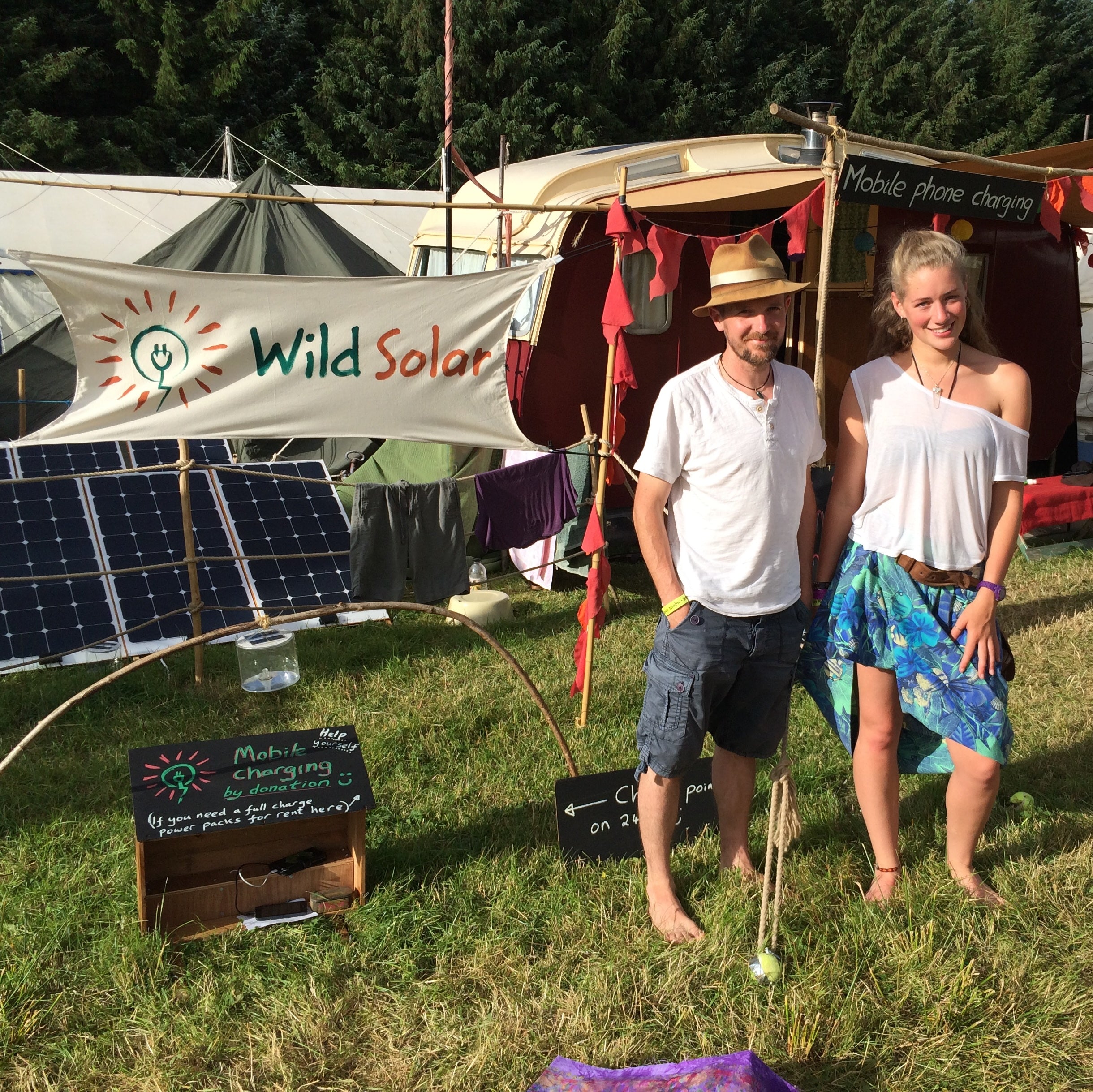 Phone Charging PrePay for Green Man 2026